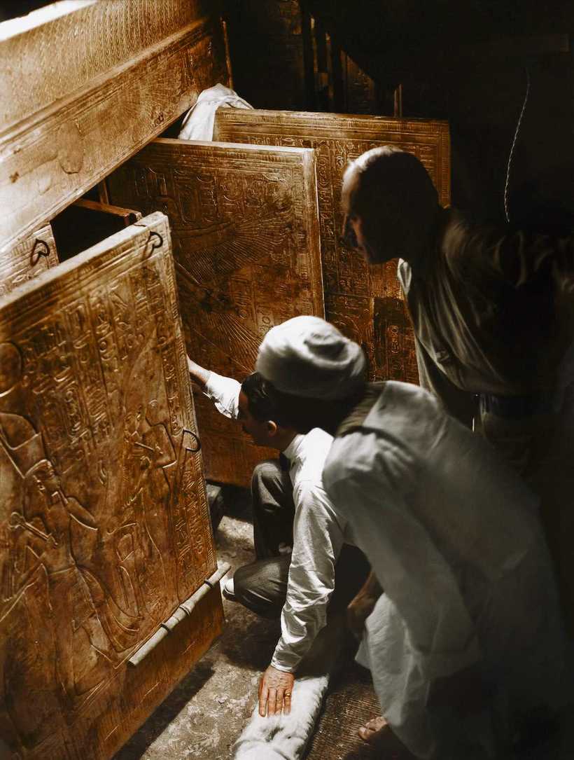 1922 год: Открытие гробницы Тутанхамона. Уникальные кадры удивительной находки