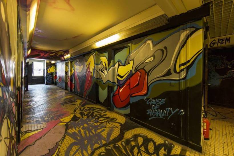 Студенческое общежитие Парижа превратилось в площадку для стрит-арта