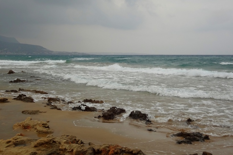Пляж в Малье, о. Крит, Греция